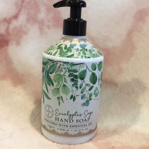 Samara Home Scented Eucalyptus Sage Hand Soap Large 21.5 oz Plastic Pump NWT veg